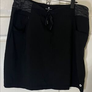 Tuff Athletics Black Skirt with Drawstring